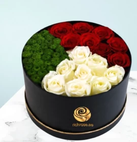 uae national day flower in round box