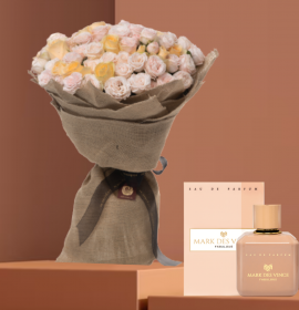 Dodoma Flower Bouquet with Deluxe Size with Mark Des Vince Perfume