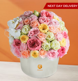 Sydney - Mixed Pastel Colored Luxury Flower Box