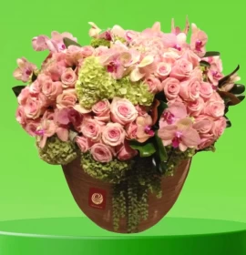 pink flowers - send corporate flowers