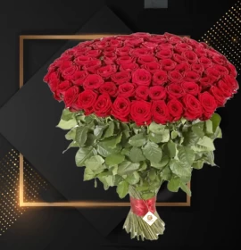 200 long stem red roses - best flowershop