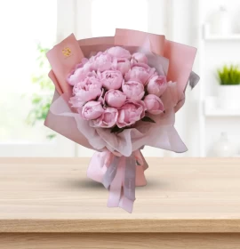 Tel Aviv - Pink Peony Bouquet