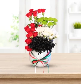 Uae national flowers in vase