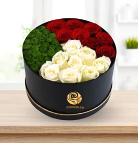 uae national day flower in round box