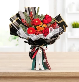 Christmas Flowers Rxotic Bouquet