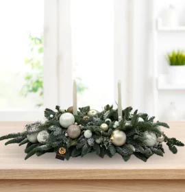 Silver Frost Centerpiece