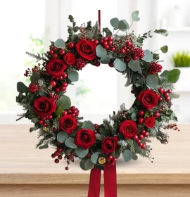 Ruby Winter Wreath