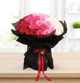 Ombre Passion Rose Bouquet