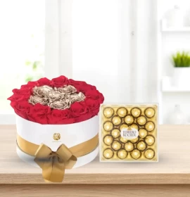 Foxy with Big Ferrero Rocher